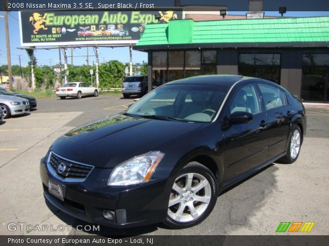 2008 Nissan Maxima 3.5 SE in Super Black