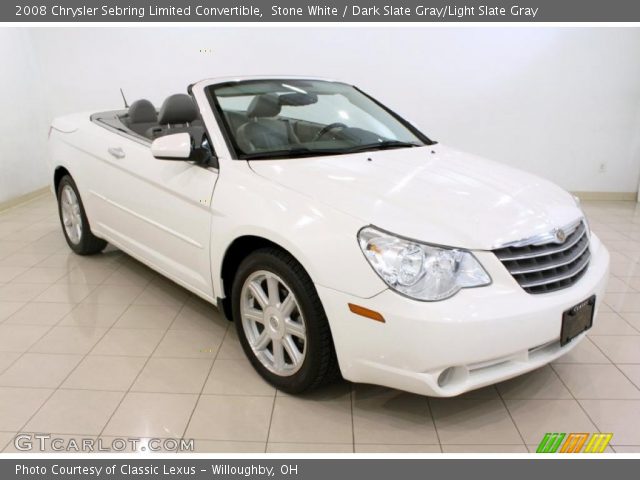2008 Chrysler Sebring Limited Convertible in Stone White