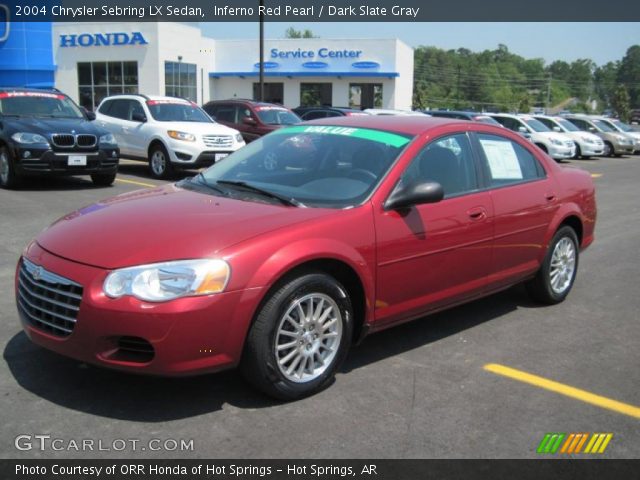 2004 Chrysler Sebring LX Sedan in Inferno Red Pearl