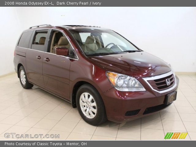 Honda odyssey dark cherry pearl 2008 #5