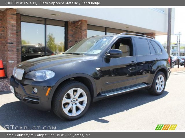 2008 BMW X5 4.8i in Black Sapphire Metallic