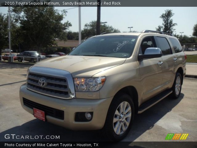 2010 Toyota Sequoia Platinum in Sandy Beach Metallic