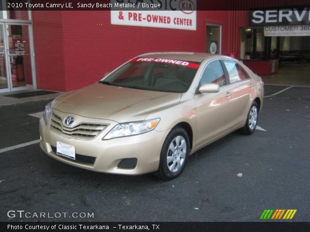 2010 Toyota Camry LE in Sandy Beach Metallic