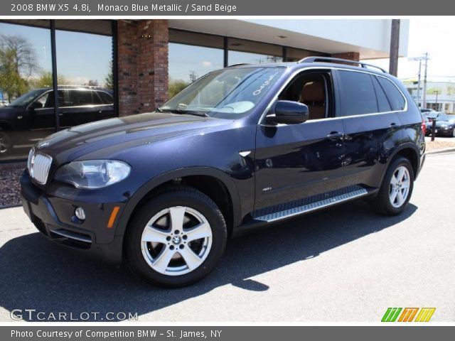 2008 BMW X5 4.8i in Monaco Blue Metallic