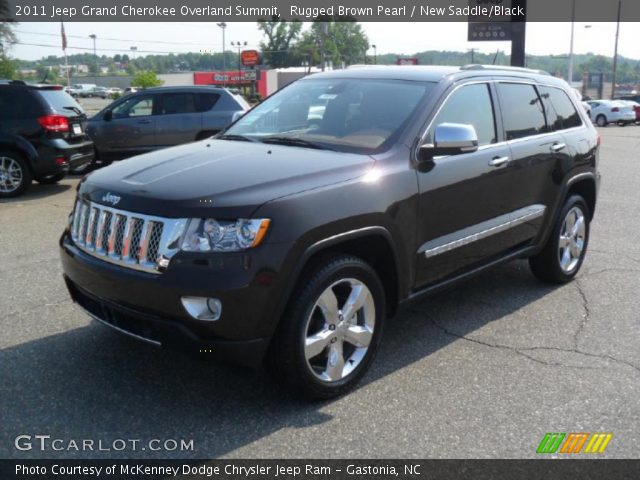 2011 Jeep Grand Cherokee Overland Summit in Rugged Brown Pearl