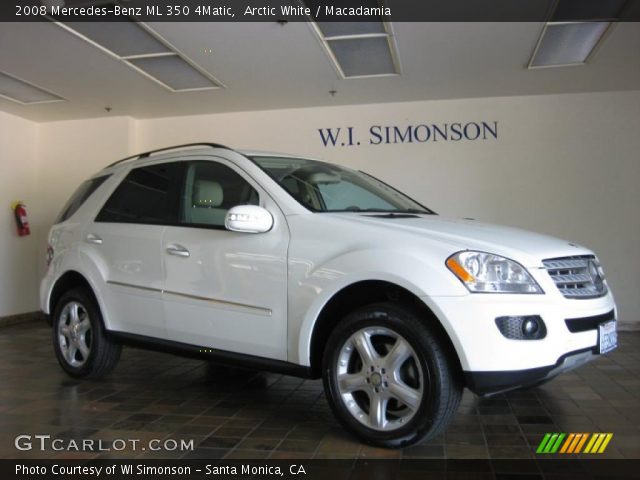 2008 Mercedes-Benz ML 350 4Matic in Arctic White