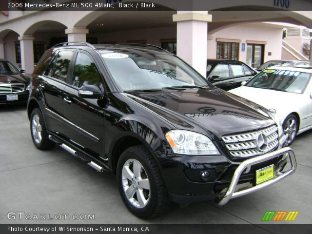 2006 Mercedes-Benz ML 500 4Matic in Black