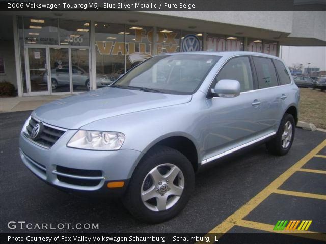 2006 Volkswagen Touareg V6 in Blue Silver Metallic