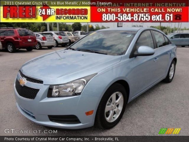 2011 Chevrolet Cruze LT in Ice Blue Metallic