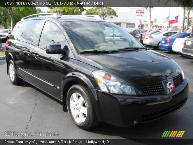2006 Nissan Quest 3.5 SL in Galaxy Black Metallic