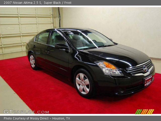 2007 Nissan Altima 2.5 S in Super Black
