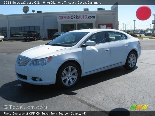 2011 Buick LaCrosse CXL in White Diamond Tricoat