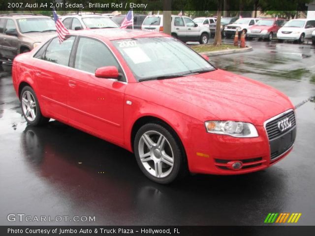 2007 Audi A4 2.0T Sedan in Brilliant Red