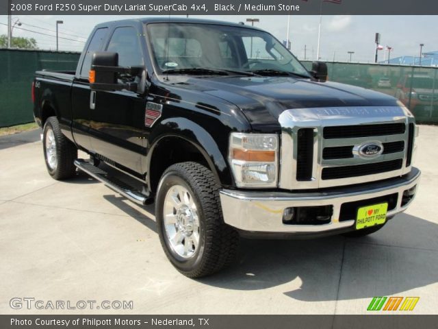 2008 Ford F250 Super Duty Lariat SuperCab 4x4 in Black
