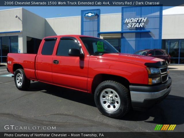 2006 Chevrolet Silverado 1500 Work Truck Extended Cab 4x4 in Victory Red