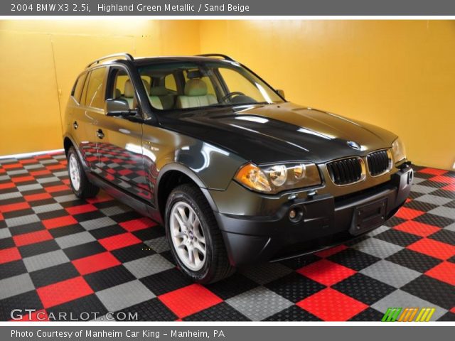 2004 BMW X3 2.5i in Highland Green Metallic