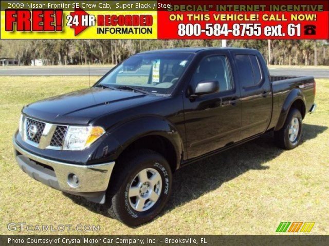2009 Nissan Frontier SE Crew Cab in Super Black