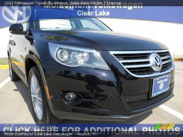 2011 Volkswagen Tiguan SEL 4Motion in Deep Black Metallic