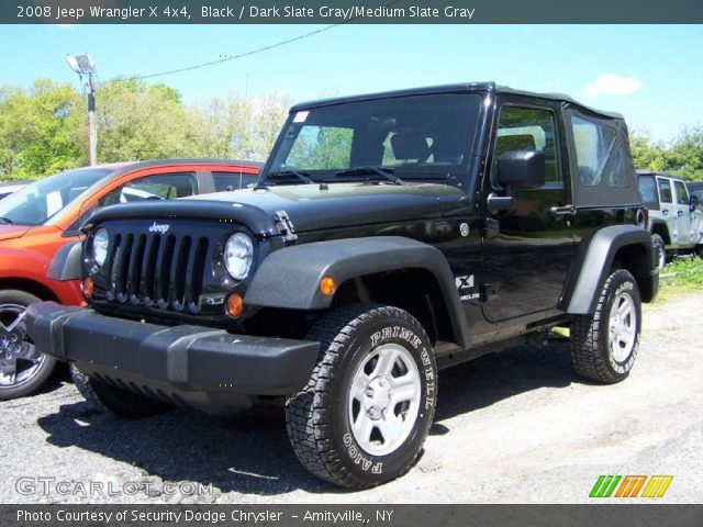 2008 Jeep Wrangler X 4x4 in Black