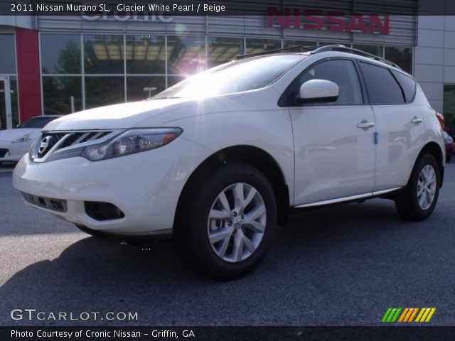 2011 Nissan Murano SL in Glacier White Pearl