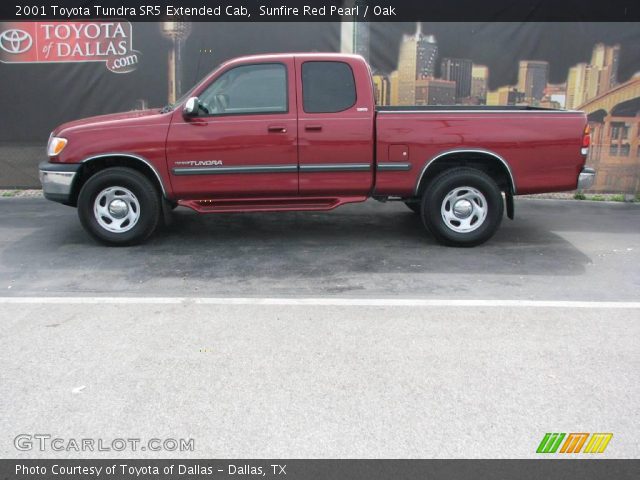 2001 Toyota Tundra SR5 Extended Cab in Sunfire Red Pearl