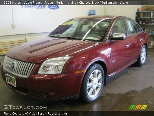 2008 Mercury Sable Premier Sedan in Merlot Metallic