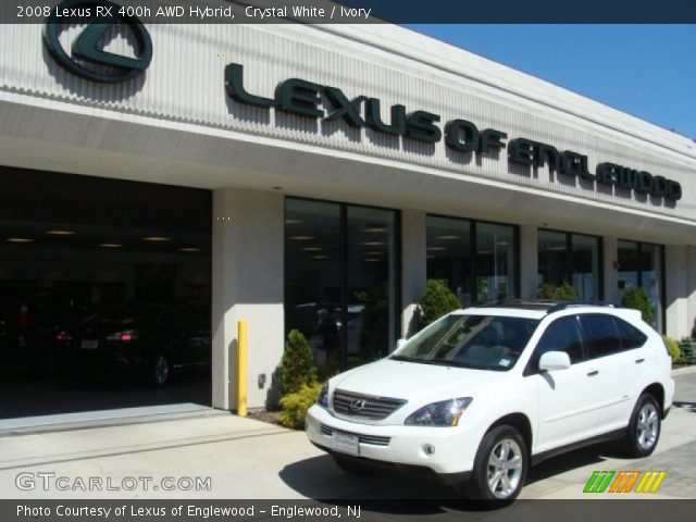 2008 Lexus RX 400h AWD Hybrid in Crystal White