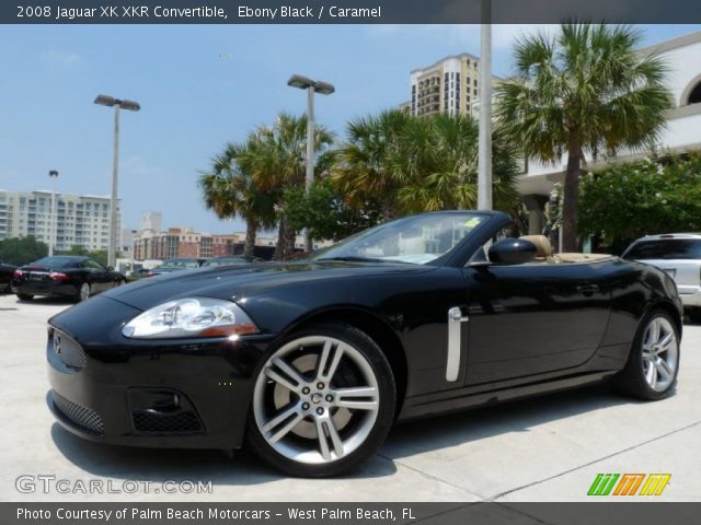 2008 Jaguar XK XKR Convertible in Ebony Black