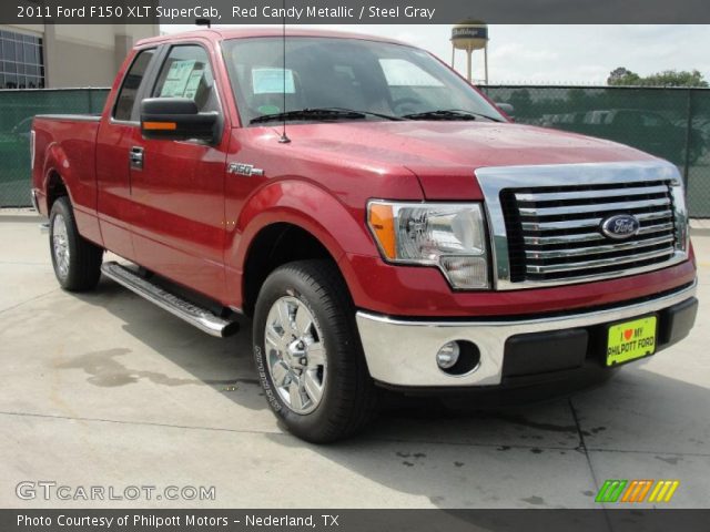 2011 Ford F150 XLT SuperCab in Red Candy Metallic