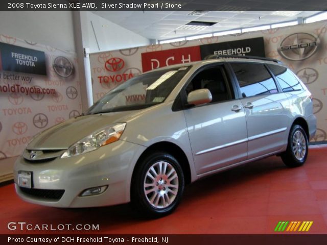 2008 Toyota Sienna XLE AWD in Silver Shadow Pearl