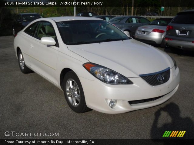 2006 Toyota Solara SE Coupe in Arctic Frost Pearl