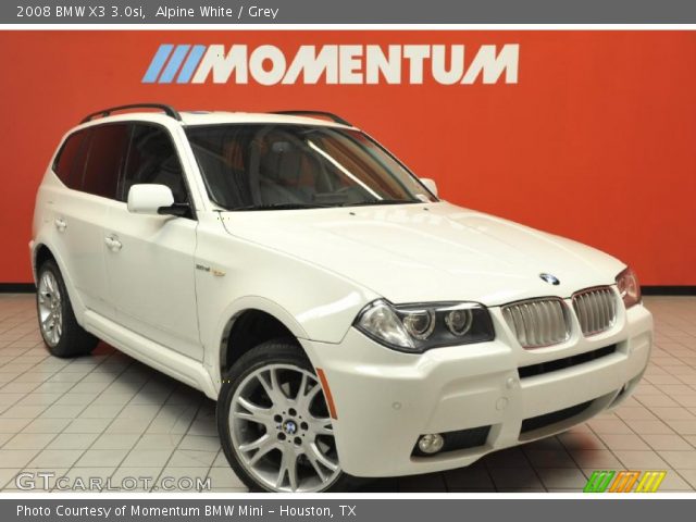 2008 BMW X3 3.0si in Alpine White