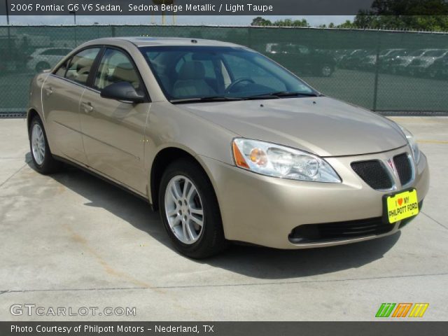 2006 Pontiac G6 V6 Sedan in Sedona Beige Metallic