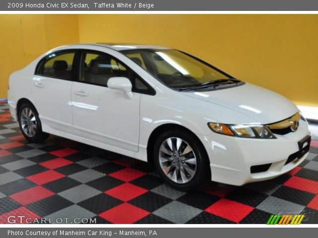 2009 Honda Civic EX Sedan in Taffeta White