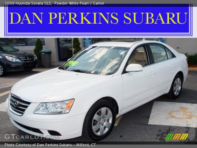 2009 Hyundai Sonata GLS in Powder White Pearl