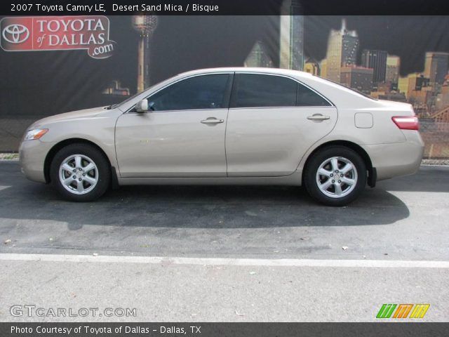 2007 Toyota Camry LE in Desert Sand Mica