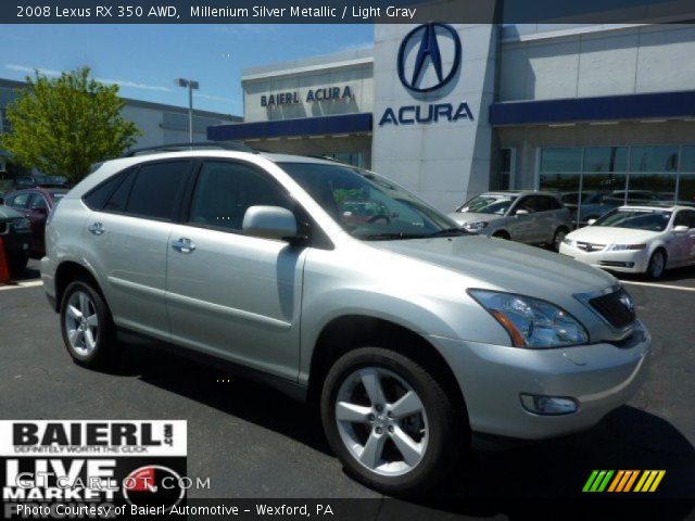 2008 Lexus RX 350 AWD in Millenium Silver Metallic