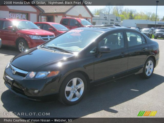 2008 Honda Civic EX Sedan in Nighthawk Black Pearl