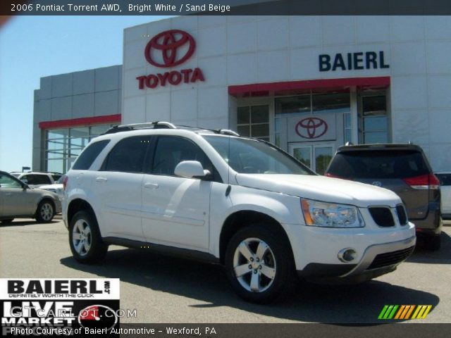 2006 Pontiac Torrent AWD in Bright White