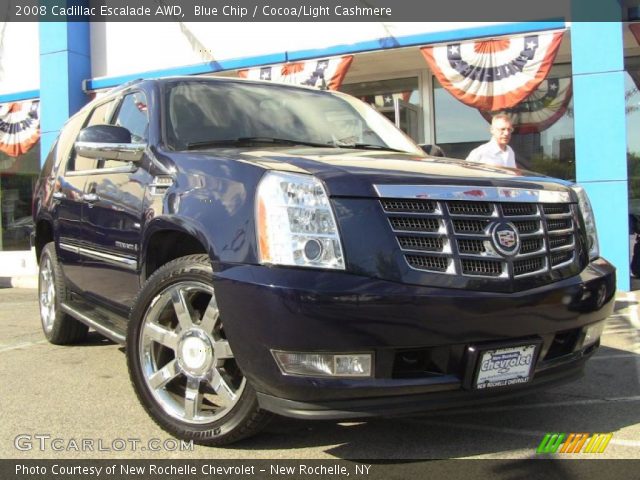 2008 Cadillac Escalade AWD in Blue Chip