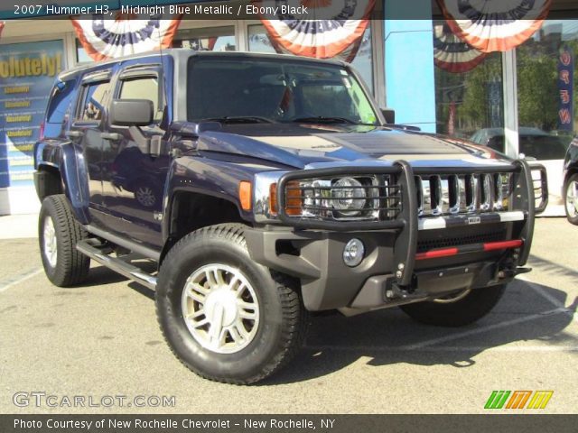 2007 Hummer H3  in Midnight Blue Metallic