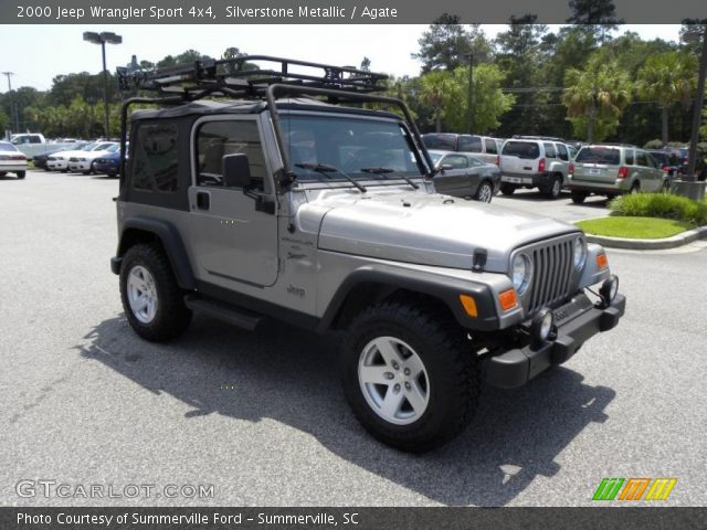 2000 Jeep Wrangler Sport 4x4 in Silverstone Metallic
