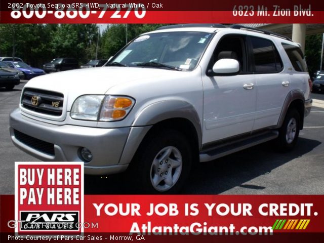 2002 Toyota Sequoia SR5 4WD in Natural White