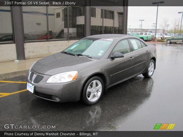 2007 Pontiac G6 V6 Sedan in Black