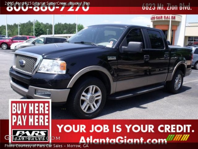 2005 Ford F150 Lariat SuperCrew in Black