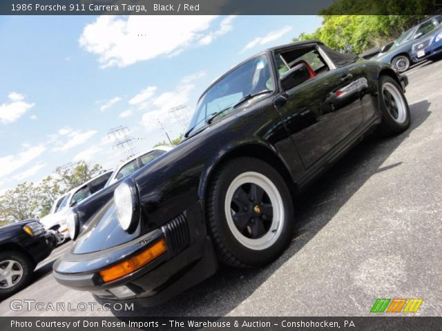 1986 Porsche 911 Carrera Targa in Black