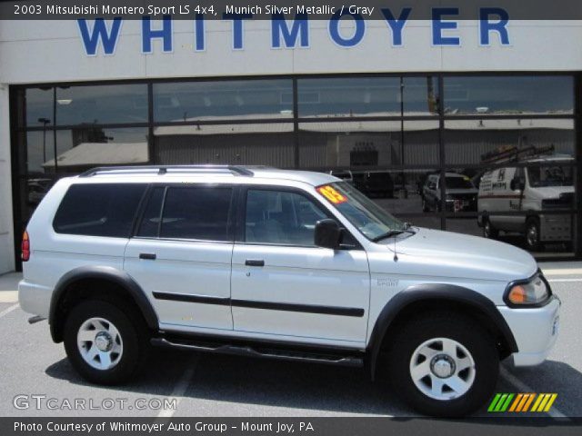 2003 Mitsubishi Montero Sport LS 4x4 in Munich Silver Metallic
