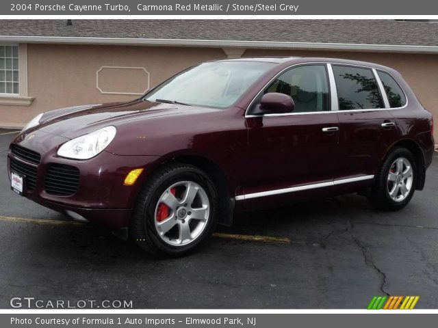2004 Porsche Cayenne Turbo in Carmona Red Metallic