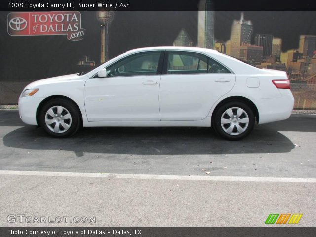 2008 Toyota Camry LE in Super White