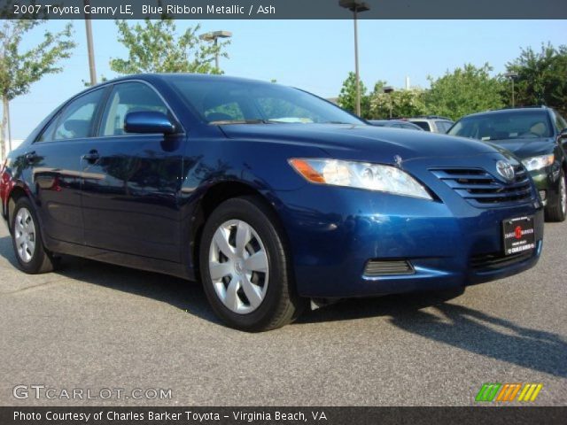 2007 Toyota Camry LE in Blue Ribbon Metallic